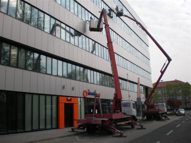 pranje staklenih fasada